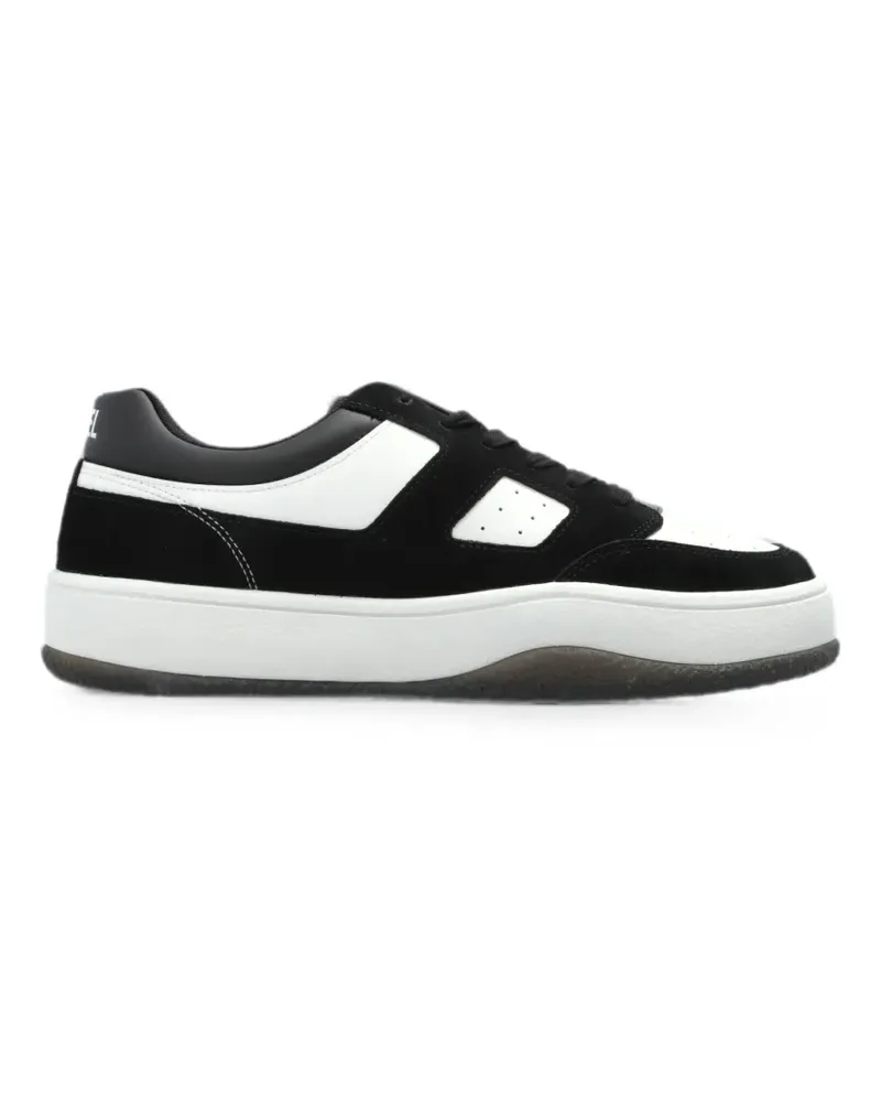 Diesel S-D-LONG LOW leather low-top sneakers - Schwarz Schwarz