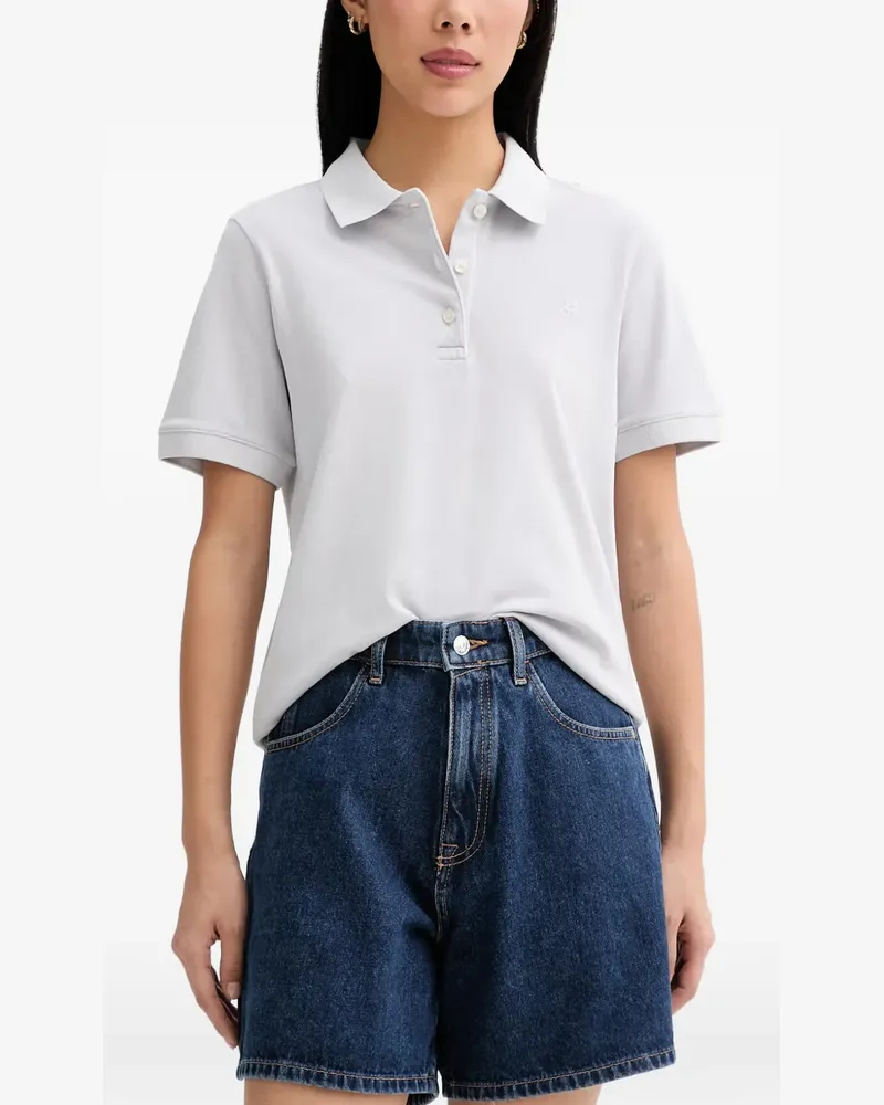 Marc O'Polo Piqué-Poloshirt mit Logo-Stickerei - Blau Blau