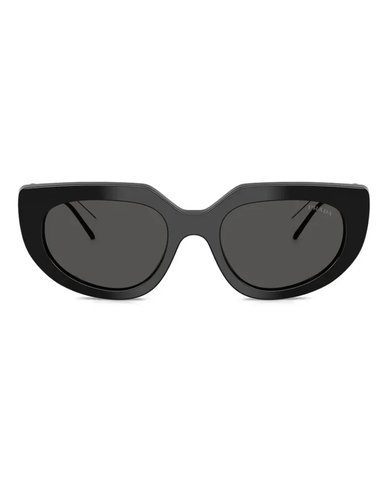 Prada oval-frame sunglasses - Schwarz Schwarz