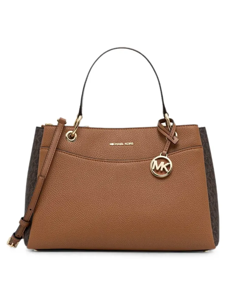 Michael Kors Tote Bag aus gekörntem Leder - Braun Braun