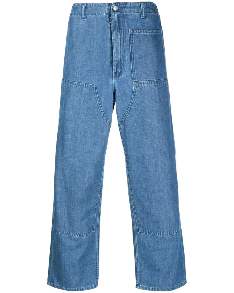 Maison Margiela Hose mit geradem Schnitt - Blau Blau