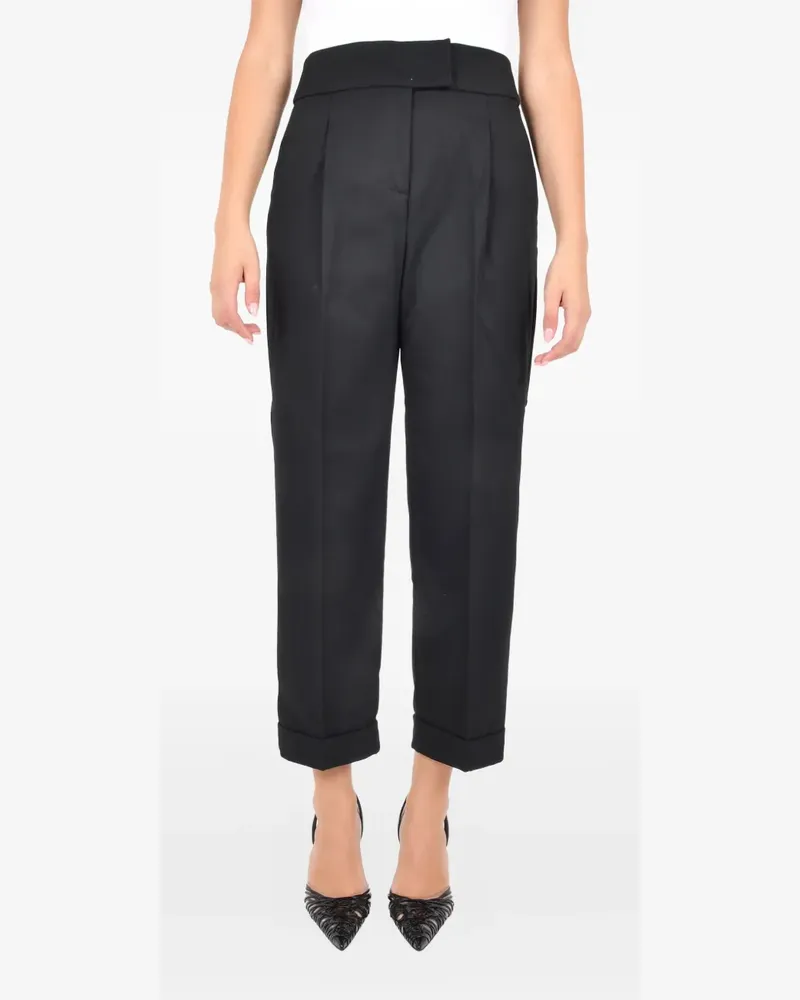 Pennyblack Klassische Cropped-Hose - Schwarz Schwarz