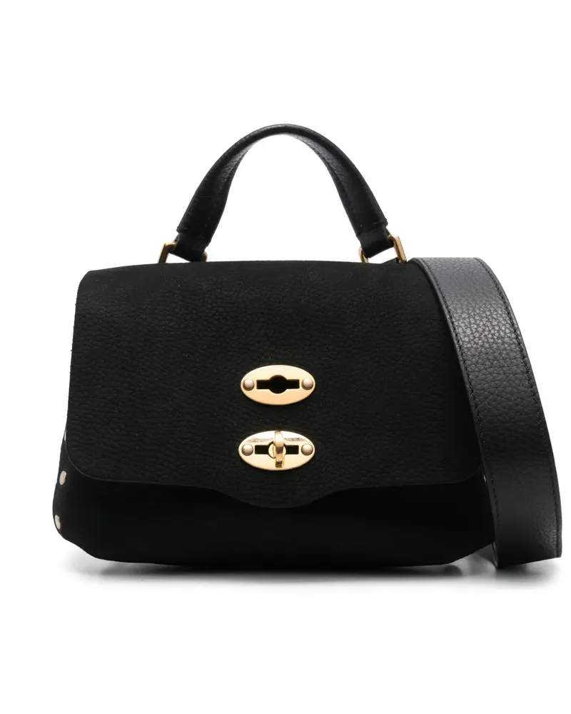 Zanellato Kleine Postina Satchel-Tasche - Schwarz Schwarz