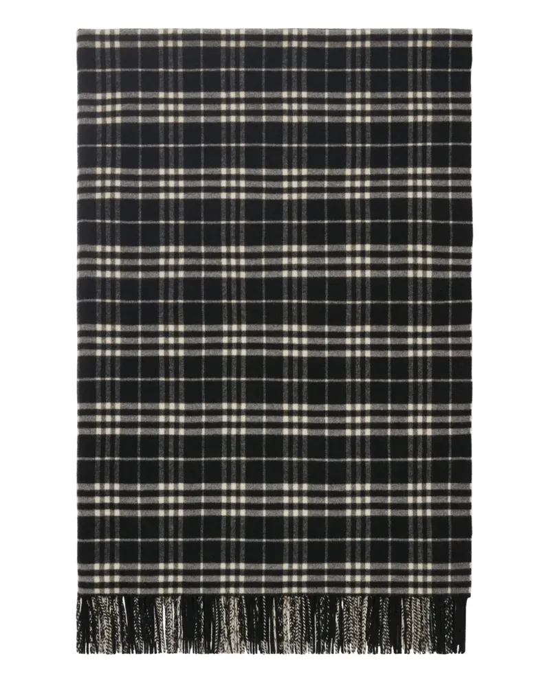 Burberry Decke mit Karomuster - Schwarz Schwarz