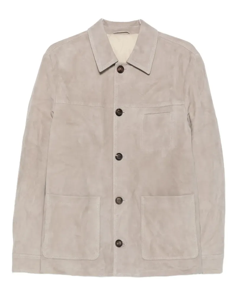 Eleventy Jacke mit aufgesetzter Tasche - Grün Grün