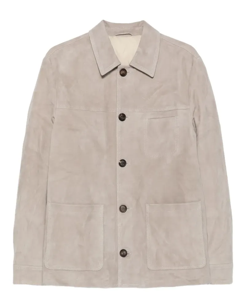 Eleventy Jacke mit aufgesetzter Tasche - Grün Grün