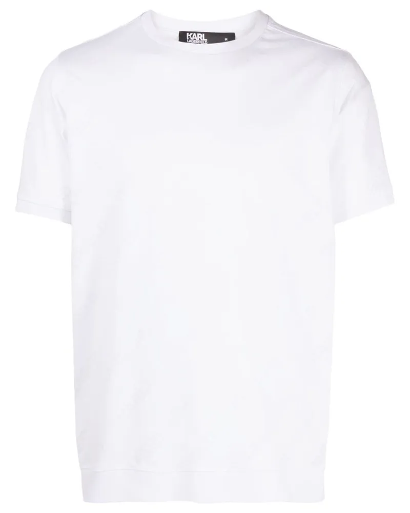 Karl Lagerfeld T-Shirt mit Logo-Print - Weiß Weiß