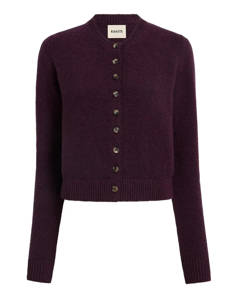 KHAITE Everheart Cardigan - Violett Violett