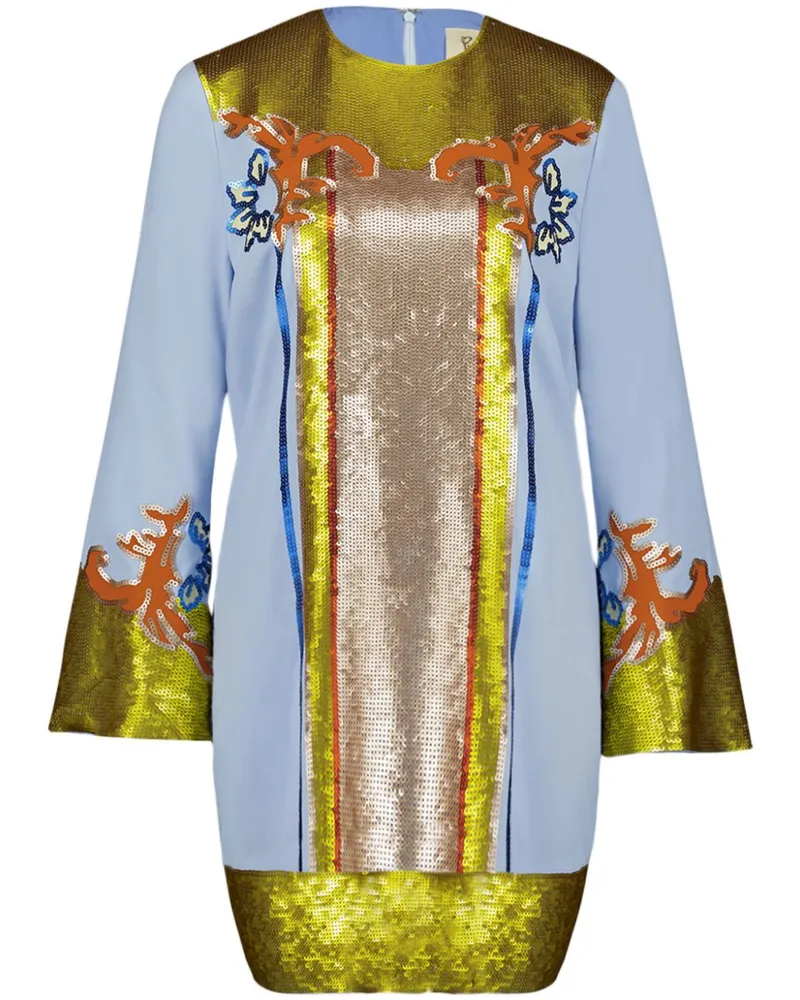 PAULA Hydra Minikleid - Blau Blau