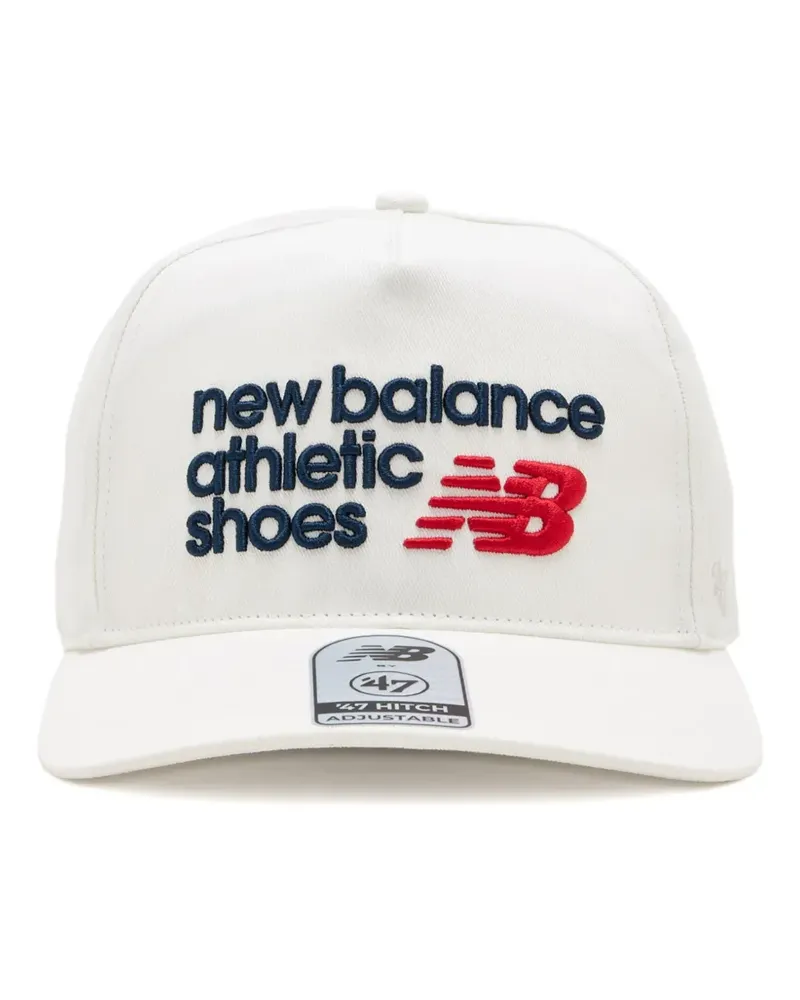 New Balance 47 Hitch NB Athletics Baseballkappe mit Stickerei - Weiß Weiß