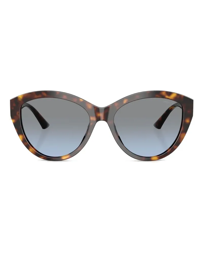 Jimmy Choo Sonnenbrille mit Cat-Eye-Gestell - Braun Braun