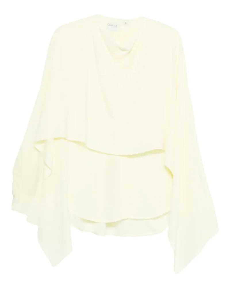 Calvin Klein Kiki Bluse im Layering-Look - Gelb Gelb