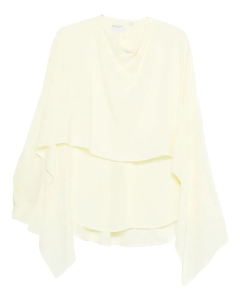 Calvin Klein Kiki layered blouse - Gelb Gelb