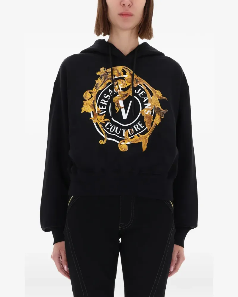 Versace Jeans baroque logo sweater - Schwarz Schwarz