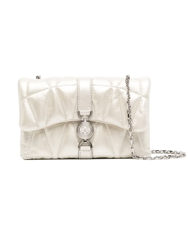 Versace Gesteppte Kleio Mini-Tasche - Weiß Weiß