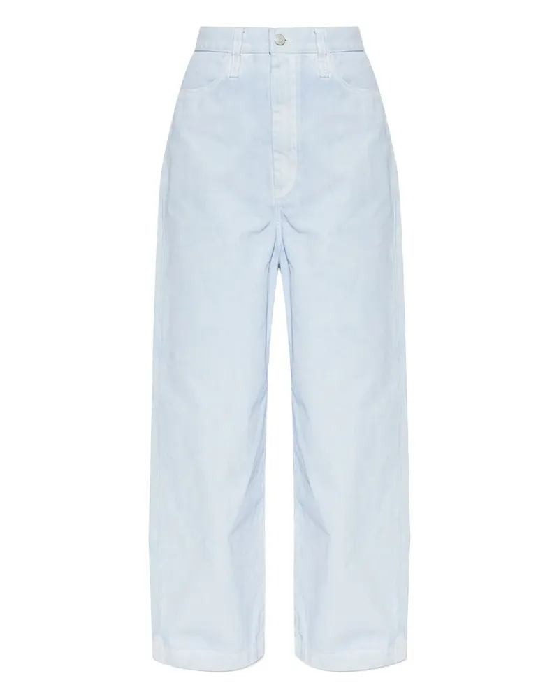 Issey Miyake Geknöpfte Hose - Blau Blau