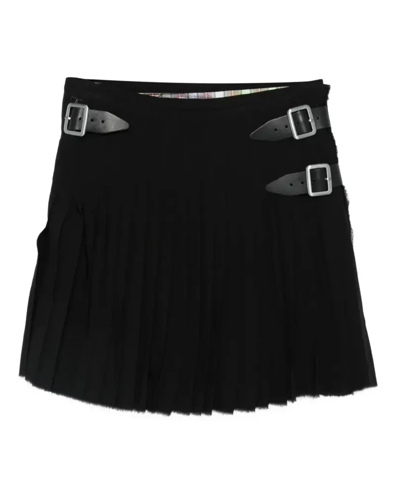 Vivienne Westwood Kilt buckle pleated mini skirt - Schwarz Schwarz
