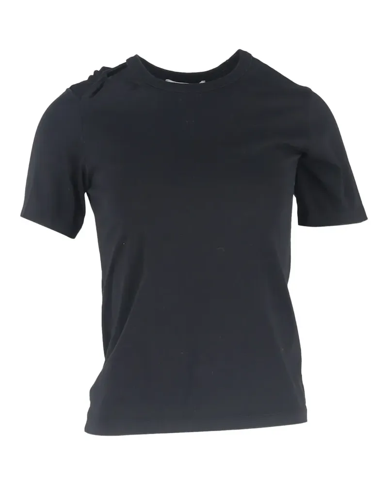 Victoria Beckham T-Shirt mit Cut-Out - Schwarz Schwarz