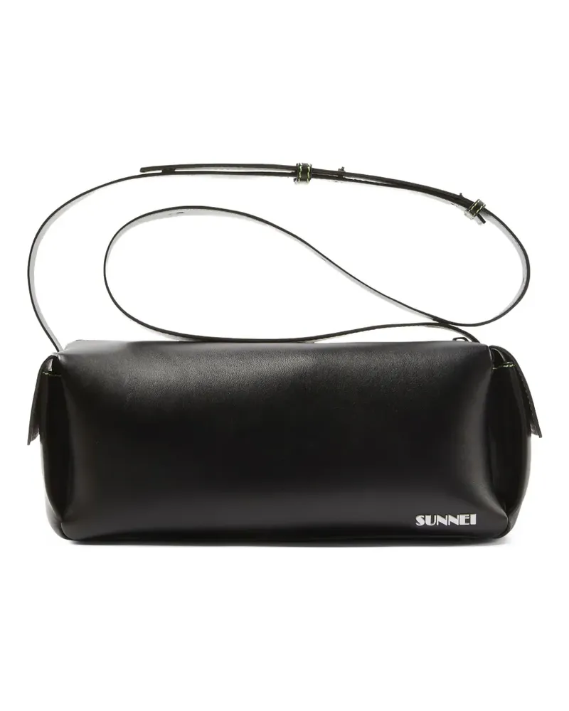 SUNNEI Strukturierte Schultertasche - Schwarz Schwarz
