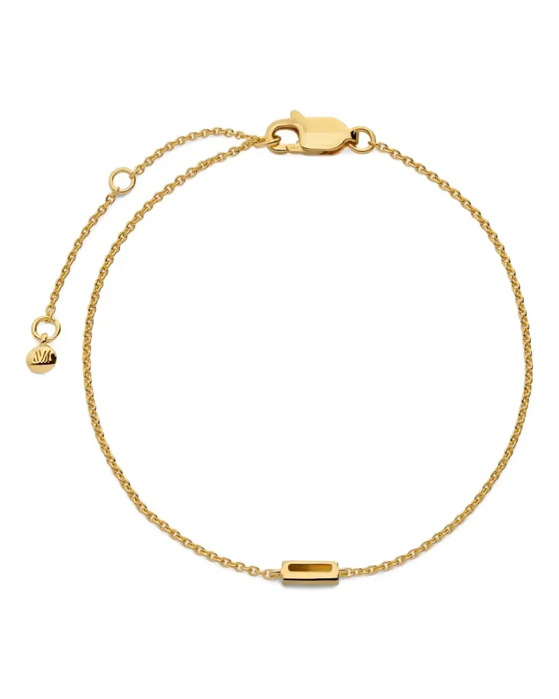 Monica Vinader Kettenarmband mit I-Anhänger - Gold Gold