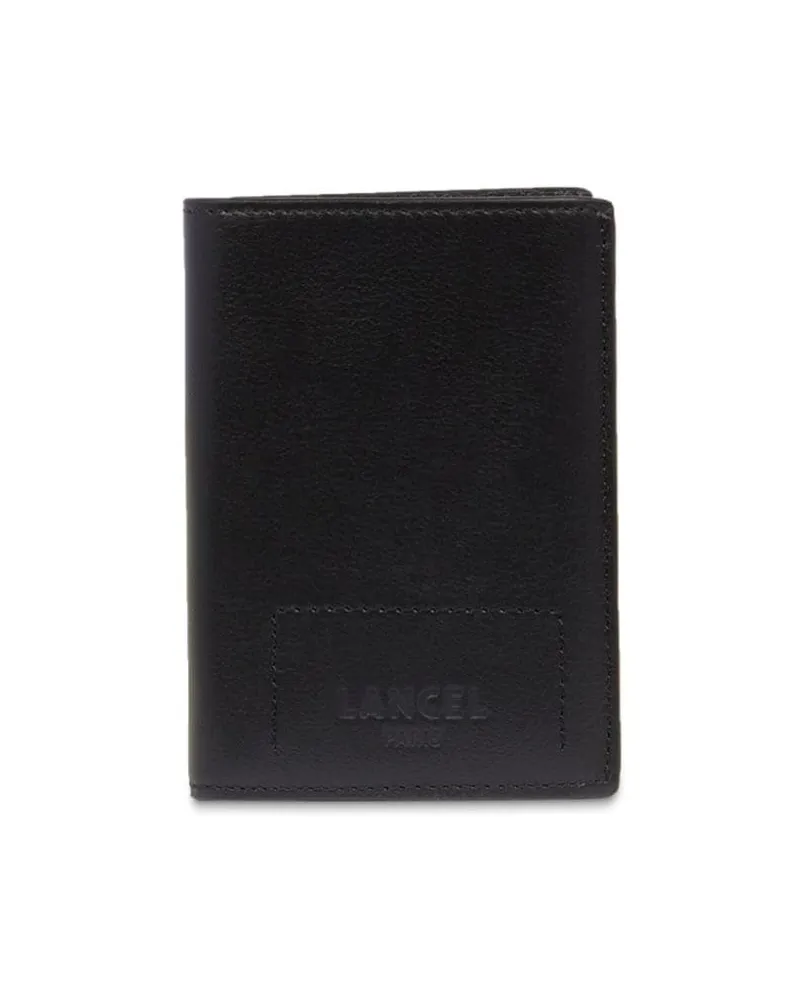 Lancel 9cc Portemonnaie mit Klappe - Schwarz Schwarz