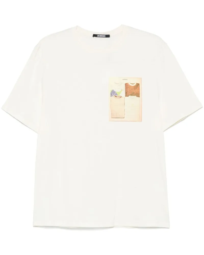 Jacquemus Le Tshirt Vintage T-Shirt - Weiß Weiß