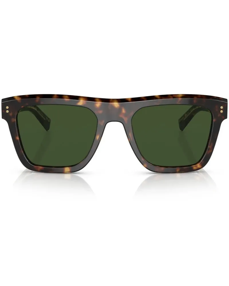 Dolce & Gabbana Sonnenbrille in Schildpattoptik - Grün Grün