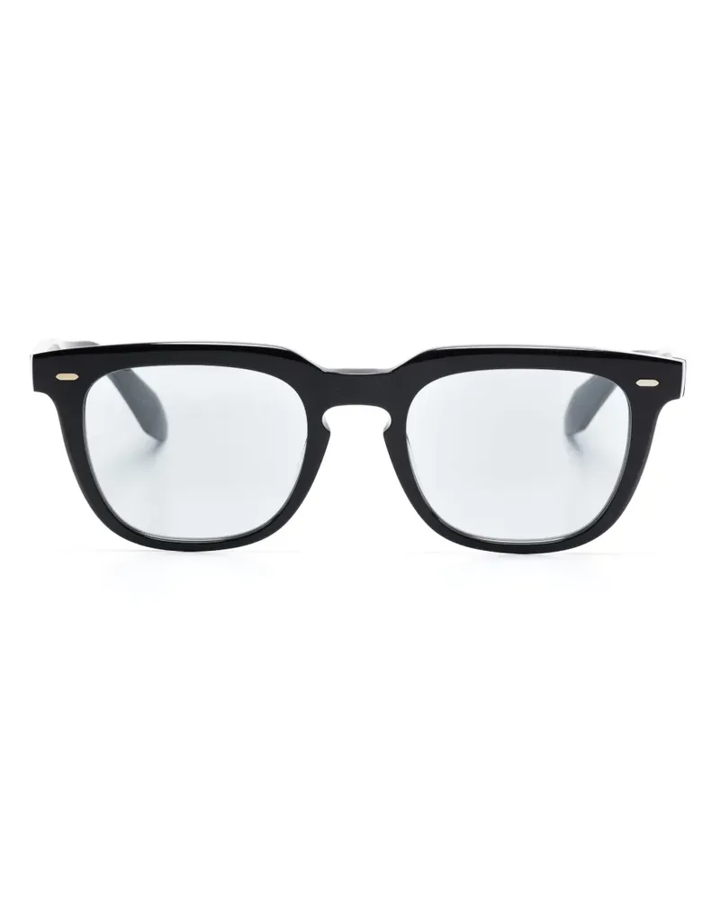 Oliver Peoples Afton Brille mit eckigem Gestell - Schwarz Schwarz