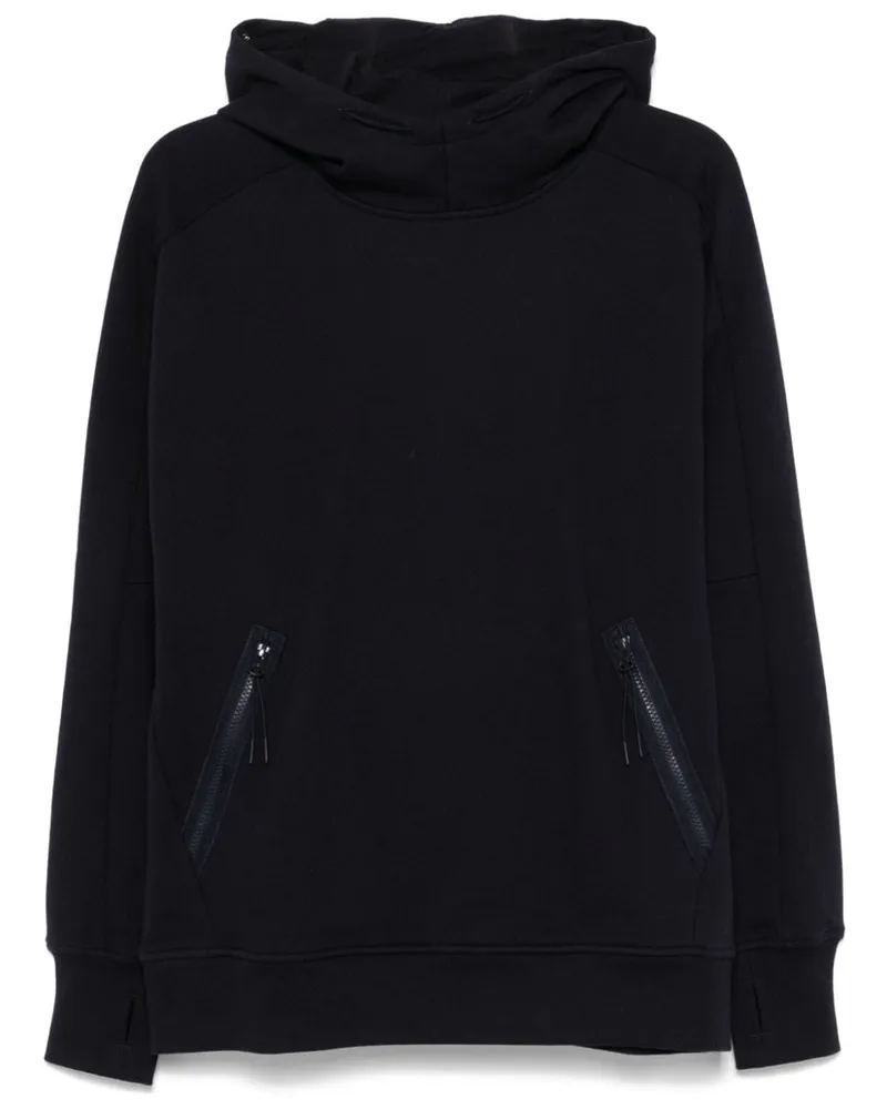 C.P. Company Hoodie mit Goggles-Detail - Blau Blau
