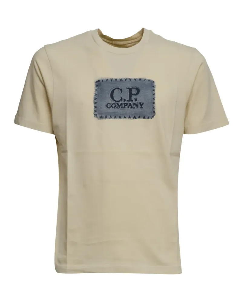C.P. Company T-Shirt mit Logo - Nude Nude