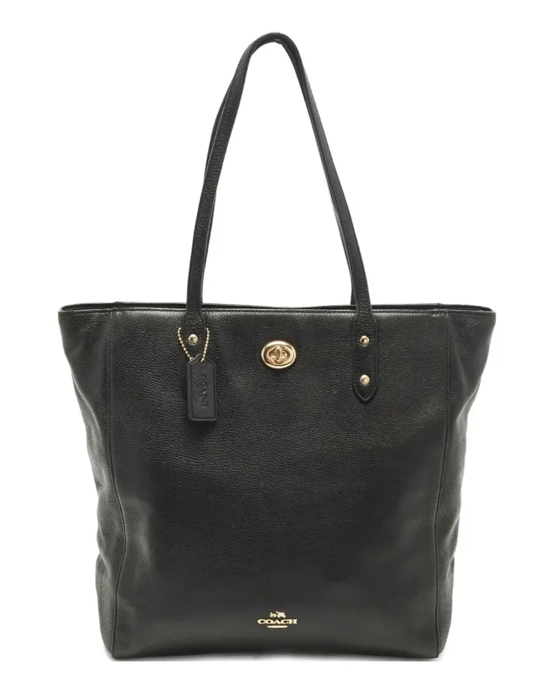 Coach leather tote bag - Schwarz Schwarz