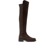 Stiefel aus Wildleder - Braun