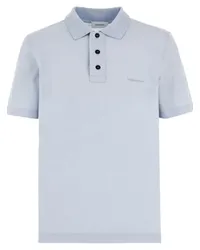 Ferragamo Poloshirt mit Logo-Stickerei Blau