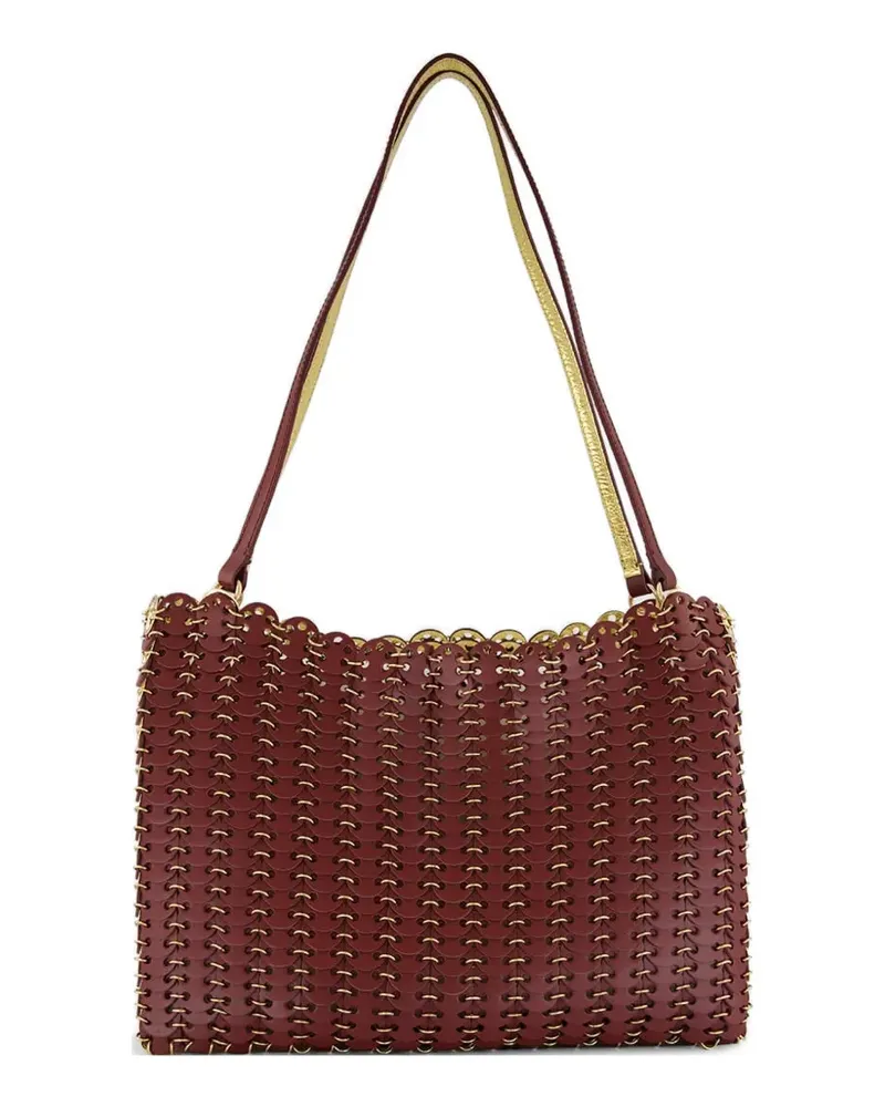 Paco Rabanne 1969 wendbare Schultertasche - Rot Rot