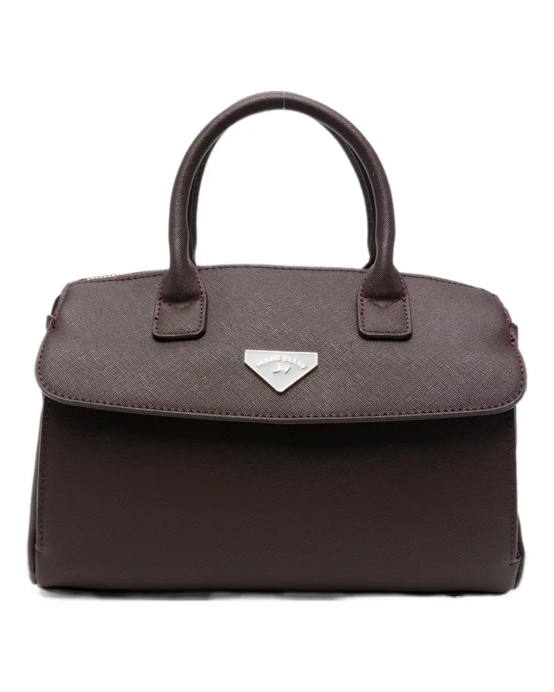 MARC ELLIS logo-plaque tote bag - Braun Braun