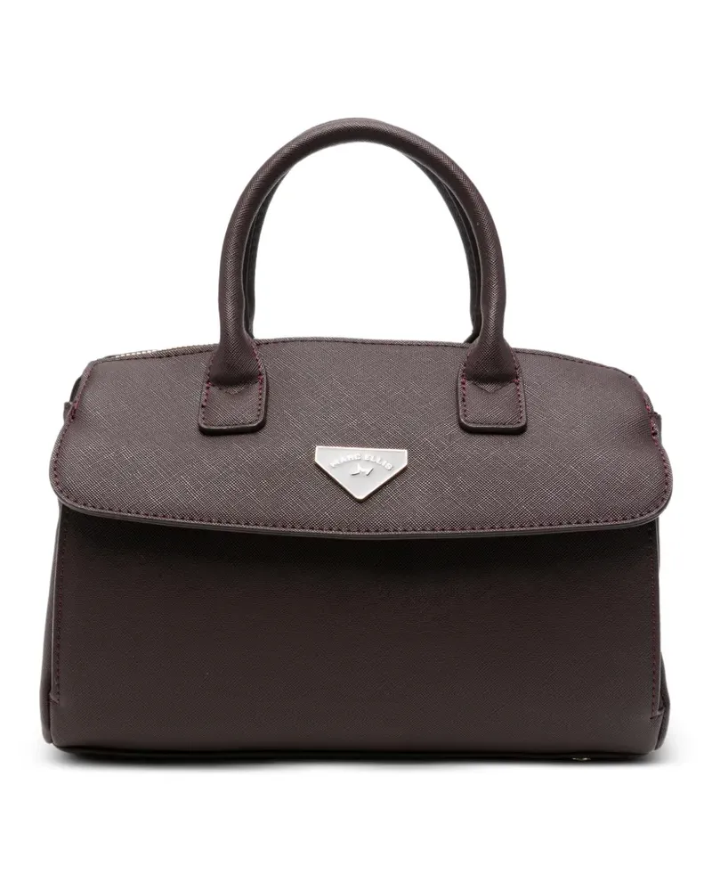 MARC ELLIS logo-plaque tote bag - Braun Braun