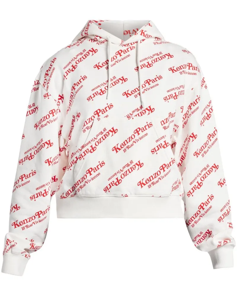Kenzo x Verdy Hoodie mit Logo-Print - Weiß Weiß