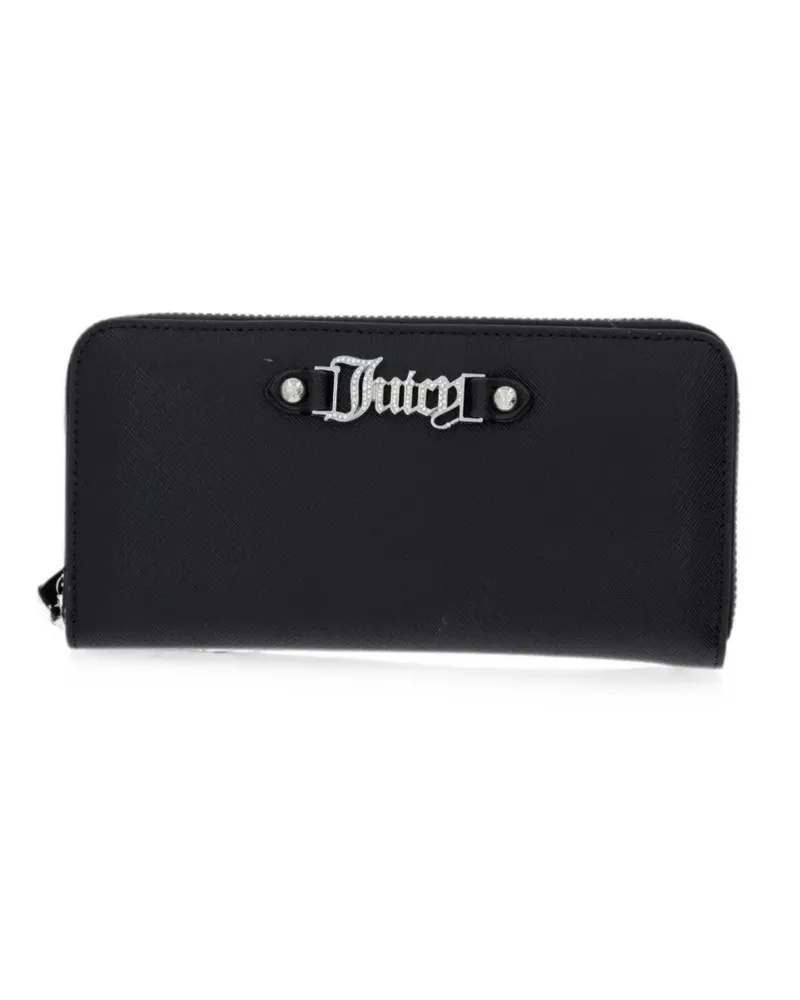 Juicy Couture Aurora logo-plaque zip-around wallet - Schwarz Schwarz