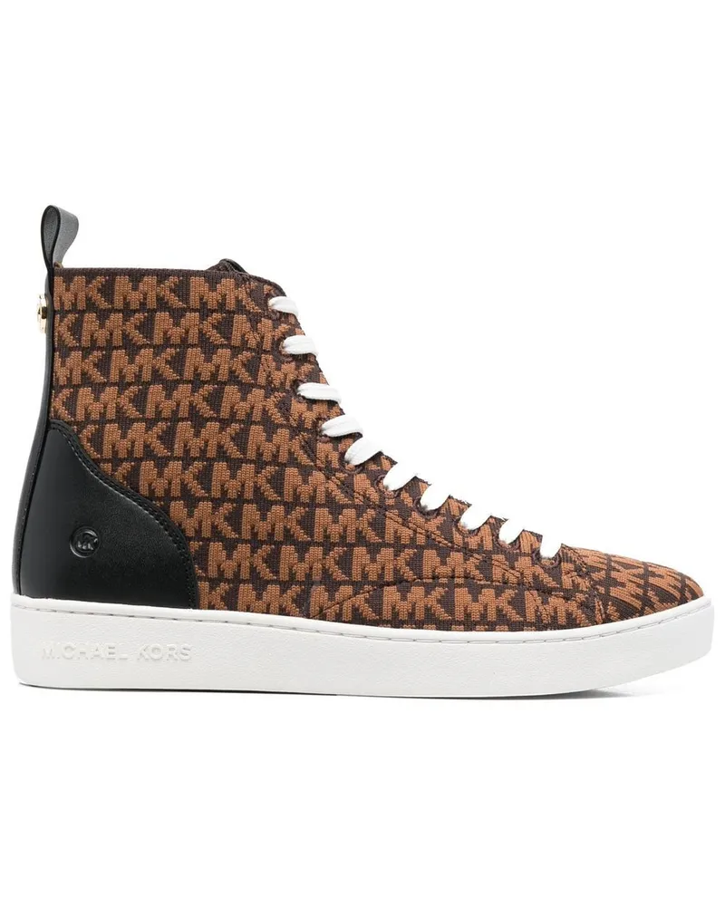 Michael Kors Edie High-Top-Sneakers - Braun Braun