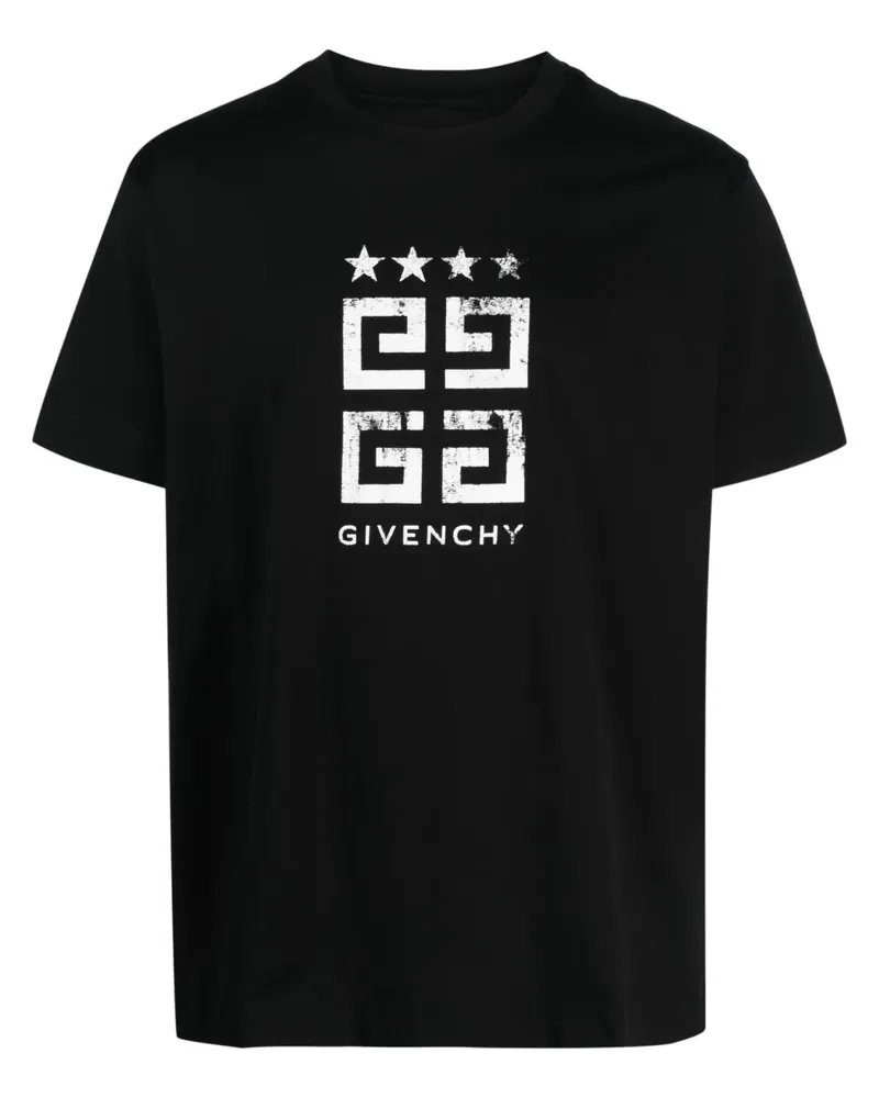 Givenchy T-Shirt mit Logo-Print - Schwarz Schwarz