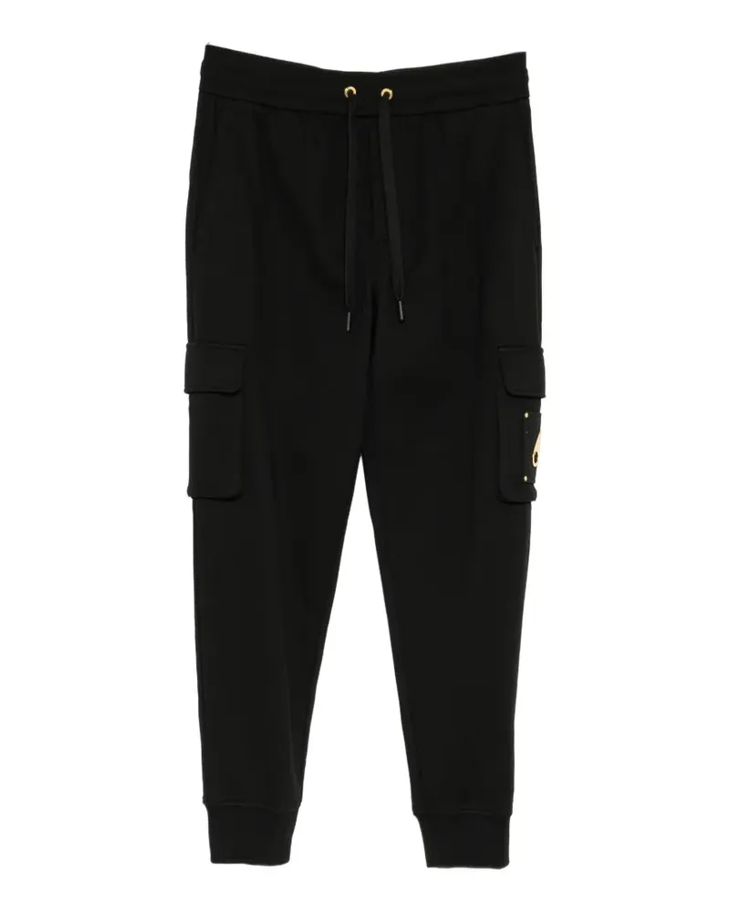 Moose Knuckles Cargohose mit Logo-Schild - Schwarz Schwarz