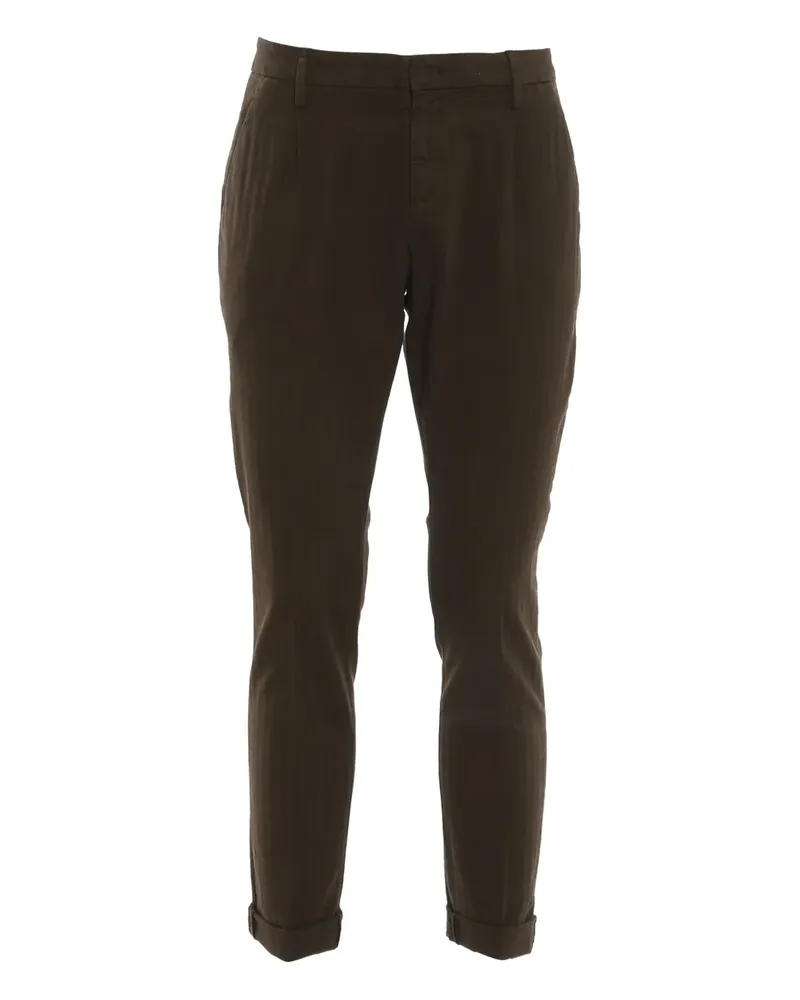 Dondup Hose mit eingefassten Taschen - Braun Braun