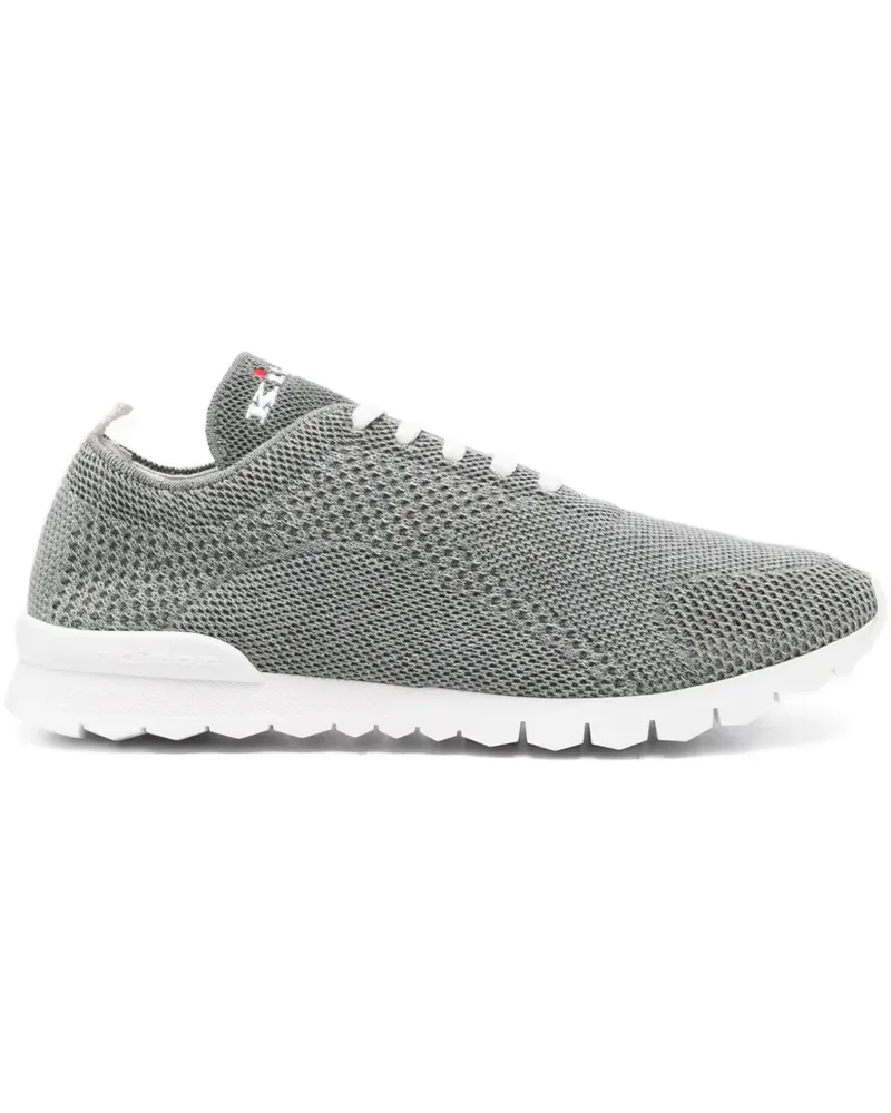 Kiton Sneakers mit Logo-Stickerei - Grau Grau