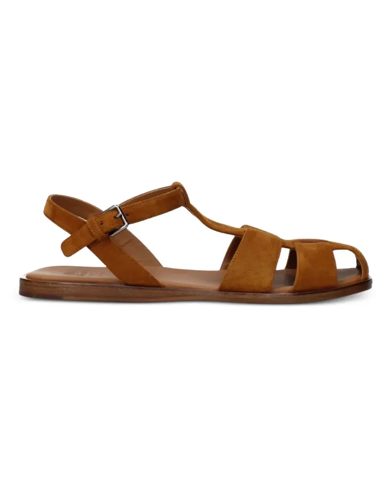 Church's suede T-strap sandals - Braun Braun