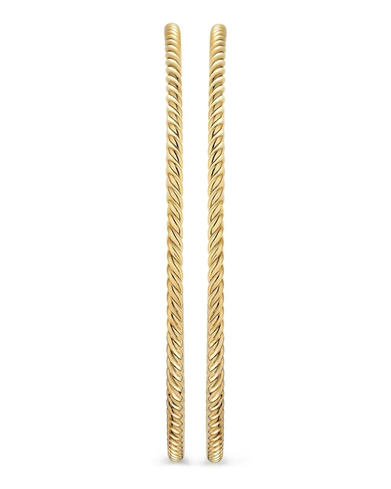 David Yurman 18kt Cablespira® Gelbgoldcreolen Gold