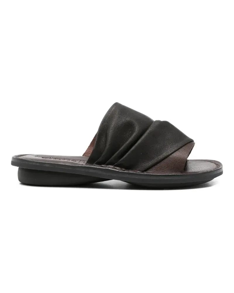 TRIPPEN Drift ruched sandals - Braun Braun