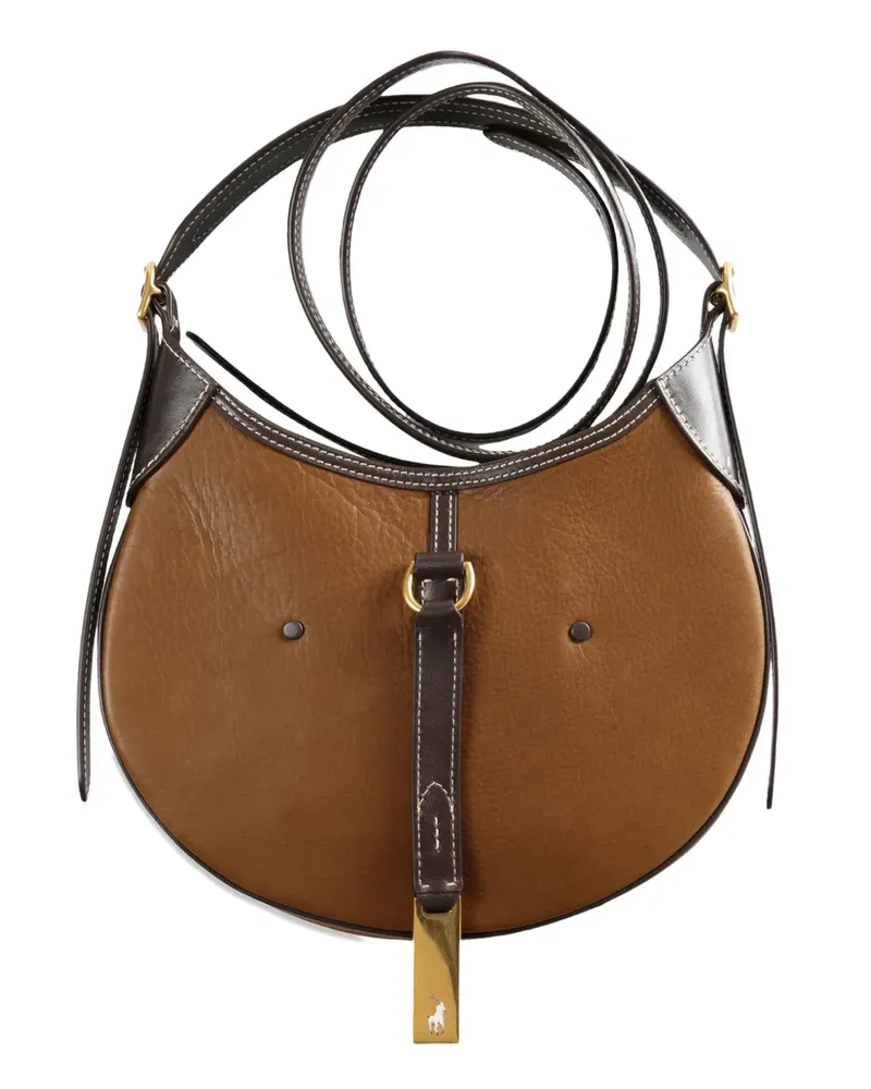 Ralph Lauren small Polo ID shoulder bag - Braun Braun
