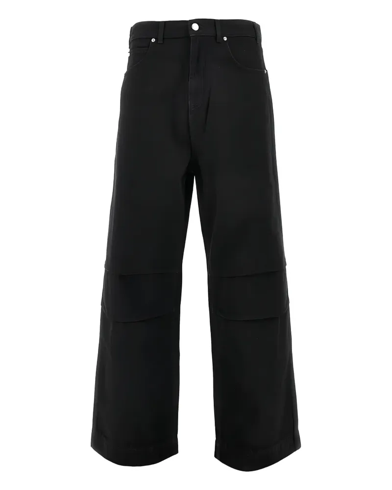 1989 STUDIO Over Wide-Leg-Jeans - Schwarz Schwarz