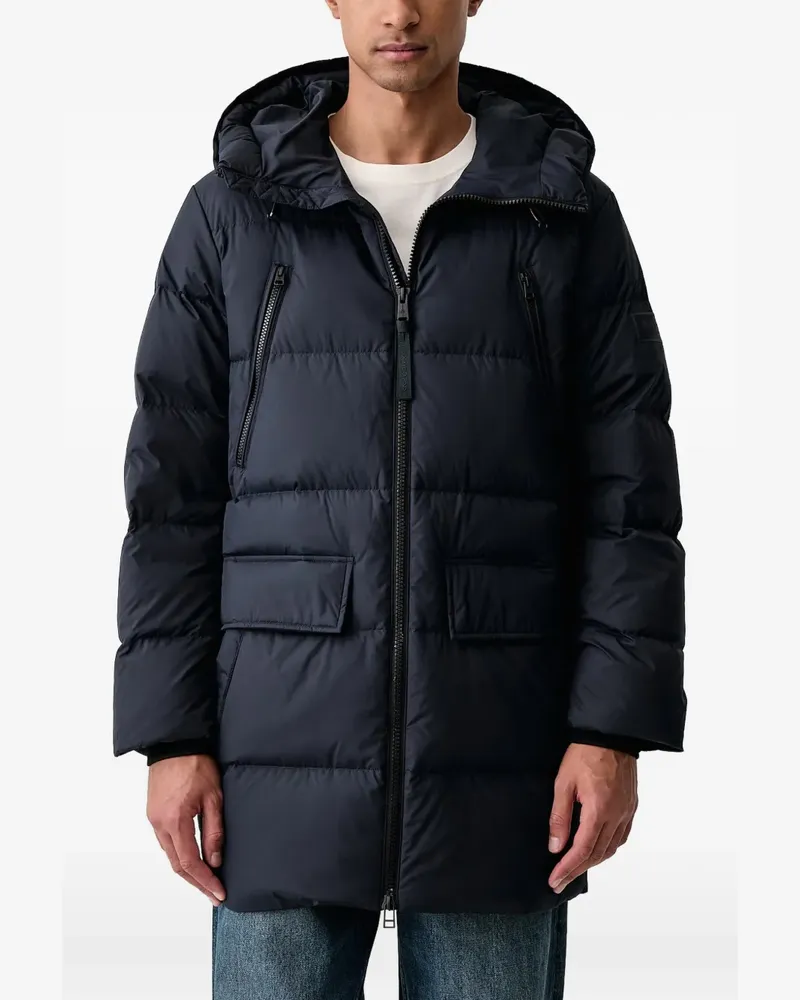 Marc O'Polo padded hooded jacket - Blau Blau