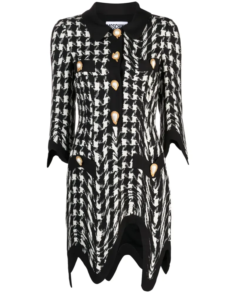 Moschino Zweifarbiges Minikleid - Schwarz Schwarz
